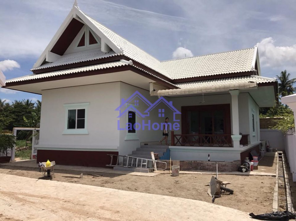 New house villa for rent in Vientiane