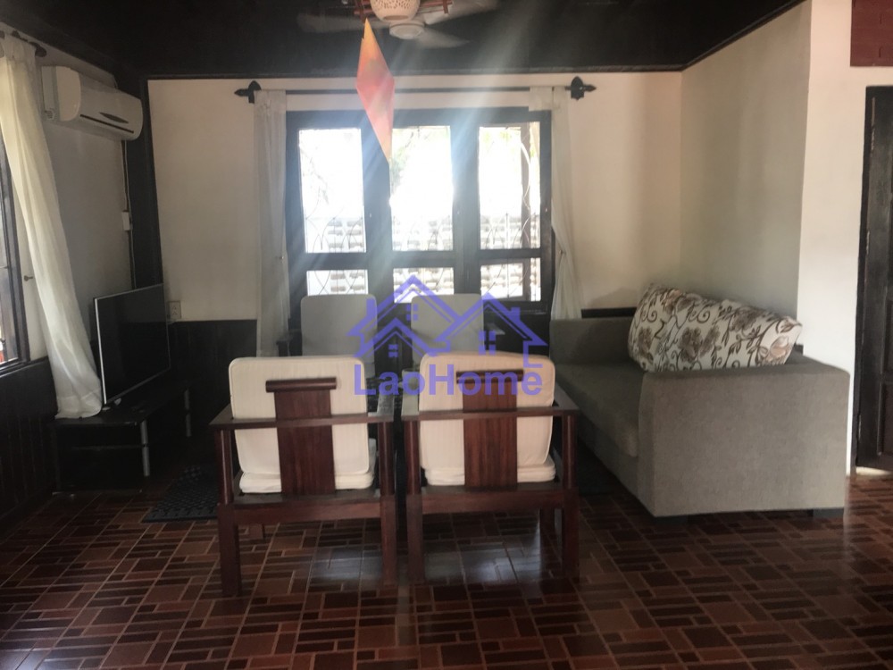 ID: 1038 - House for rent lao style and garden