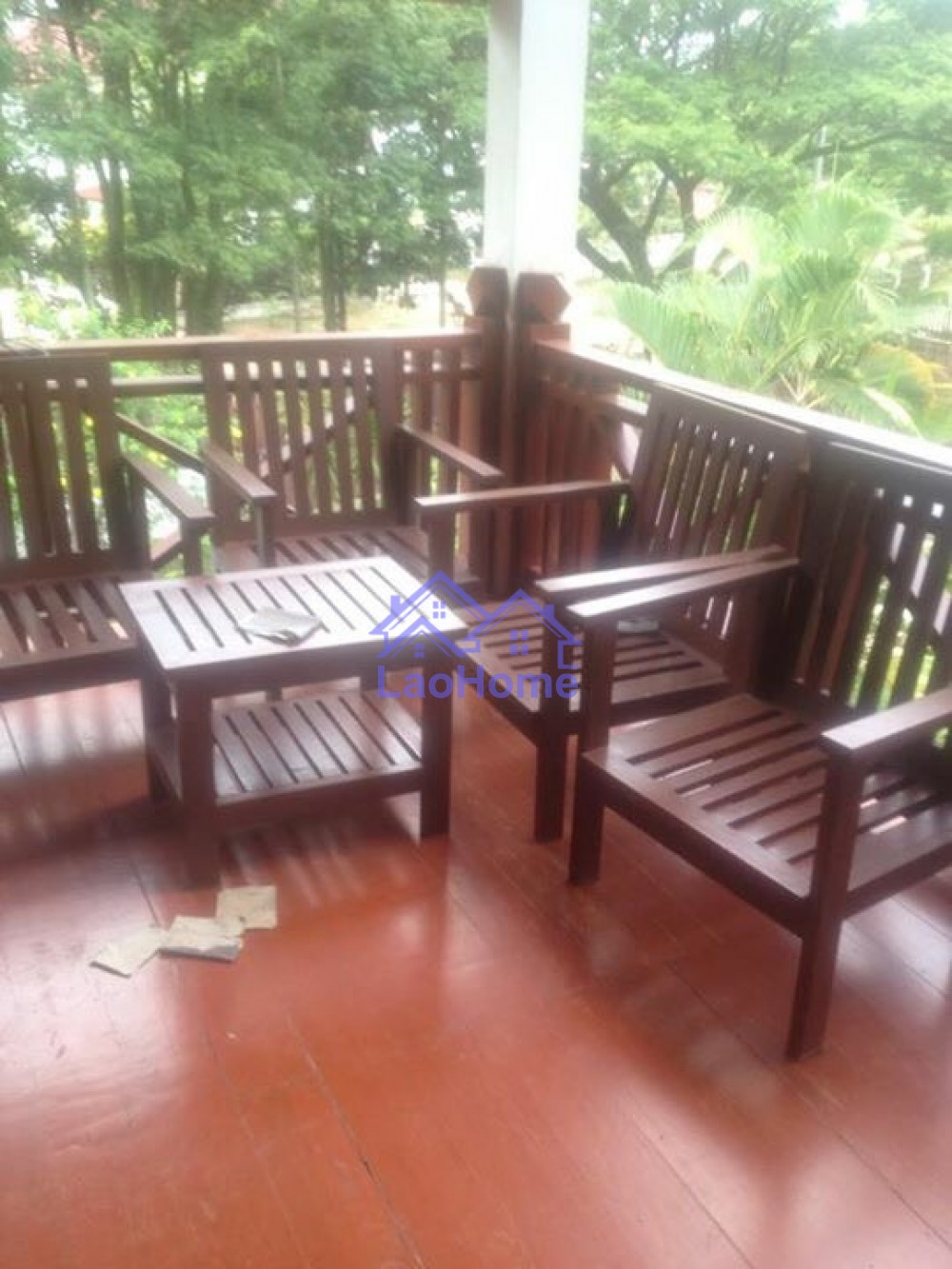 ID: 1043 - House for rent lao style with garden