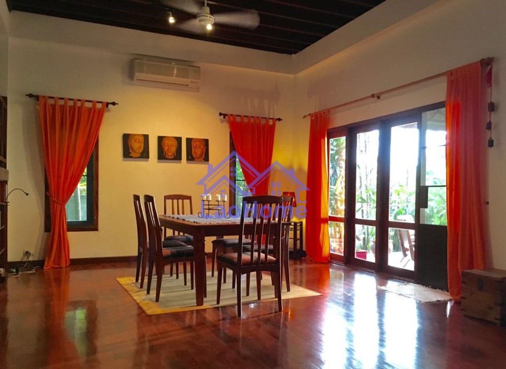 ID: 1058 - House for rent lao style with garden