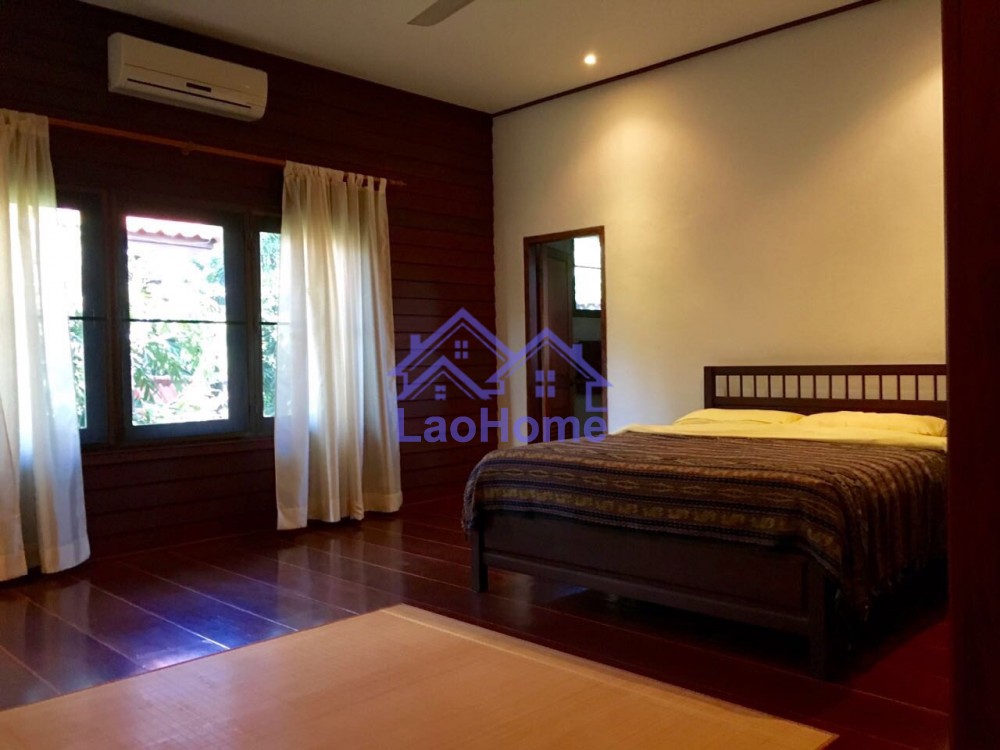 ID: 1058 - House for rent lao style with garden