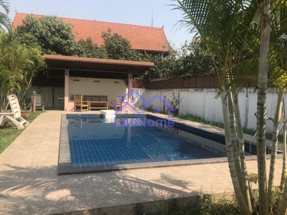 ID: 1075 - Modern Lao style house with garden and swimming pool 