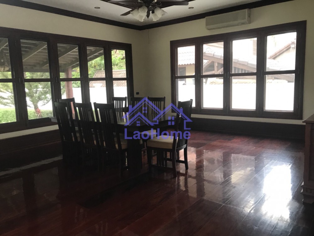 ID: 1091 - House for sale modern lao style with garden and close Mekong river good view