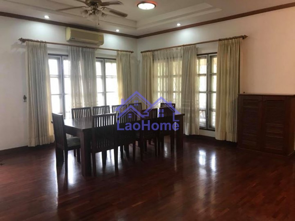 ID: 1109 - House for rent modern lao style with large garden 