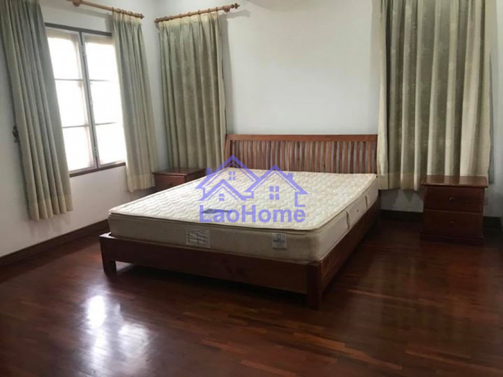 ID: 1109 - House for rent modern lao style with large garden 