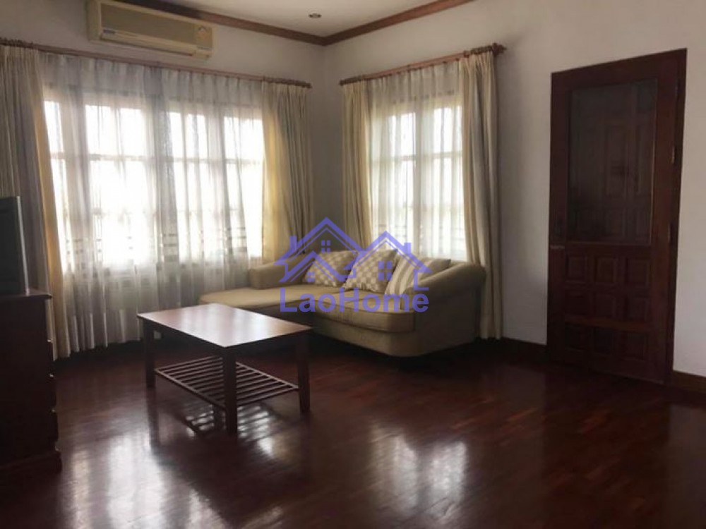 ID: 1109 - House for rent modern lao style with large garden 