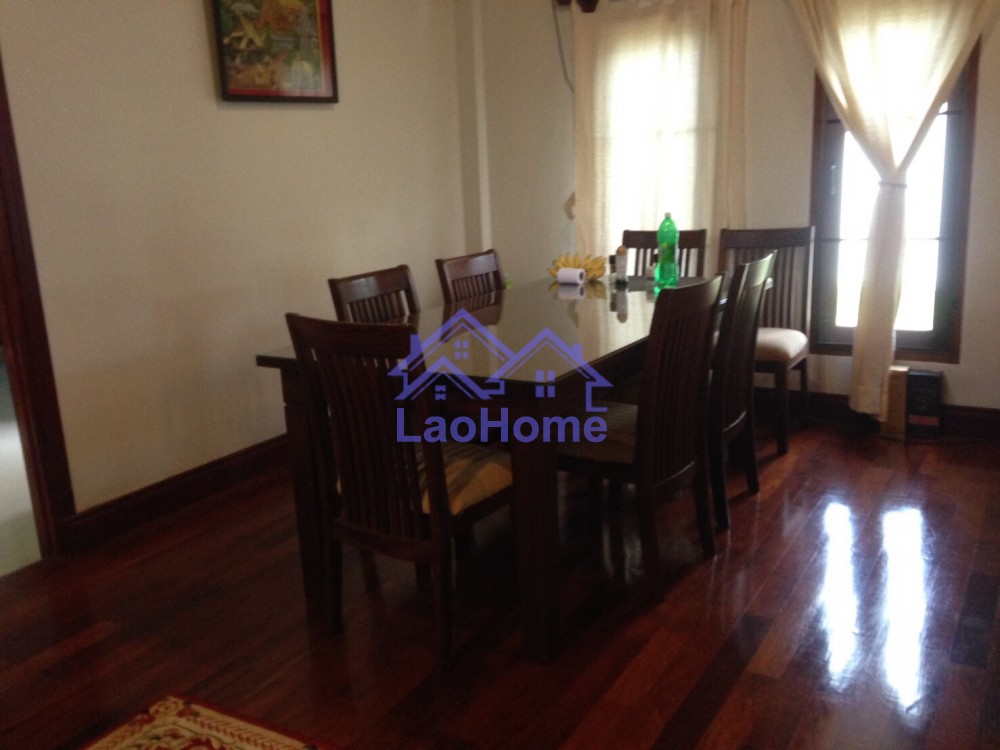 ID: 1110 - House for rent lao style with garden