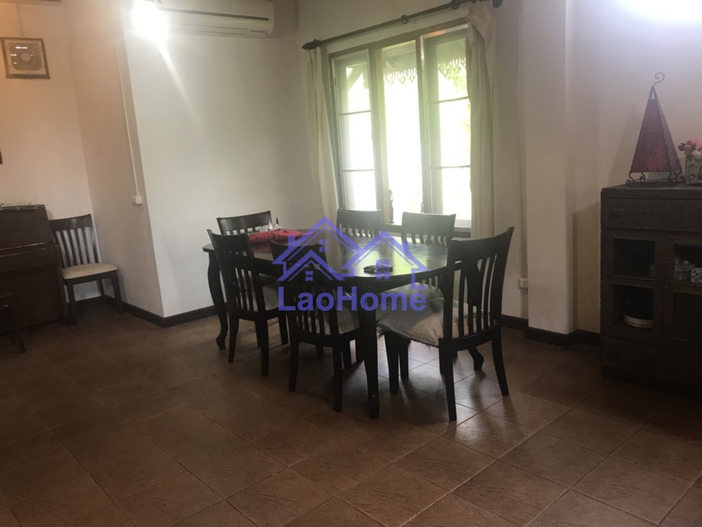 ID: 1128 - House for rent lao style with garden