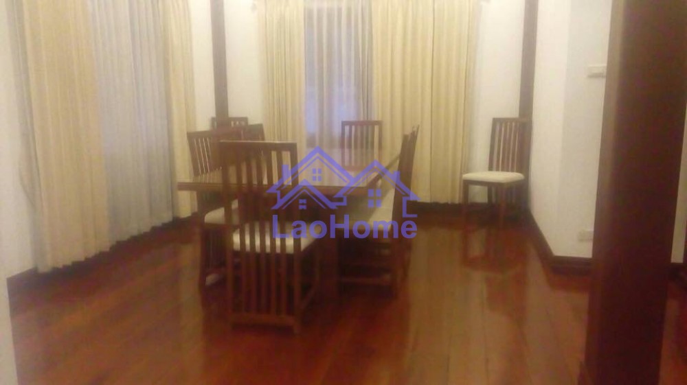 ID: 1151 - House for rent lao style and large garden