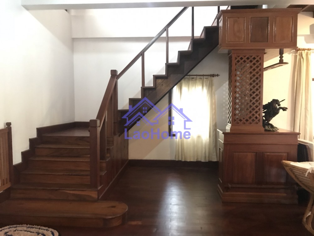 ID: 1158 - house for rent lao style with garden 