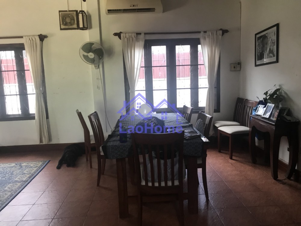 ID: 1160 - House for rent lao style and large garden