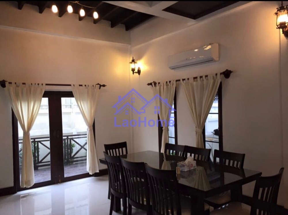 ID: 1165 - House for rent lao style with garden