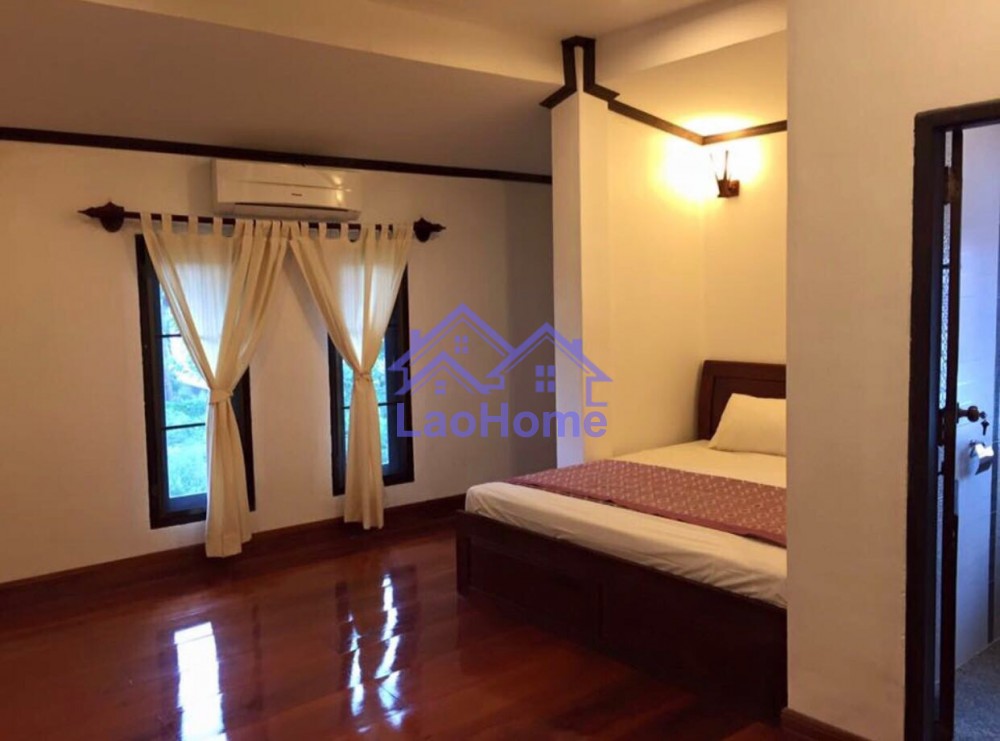 ID: 1165 - House for rent lao style with garden