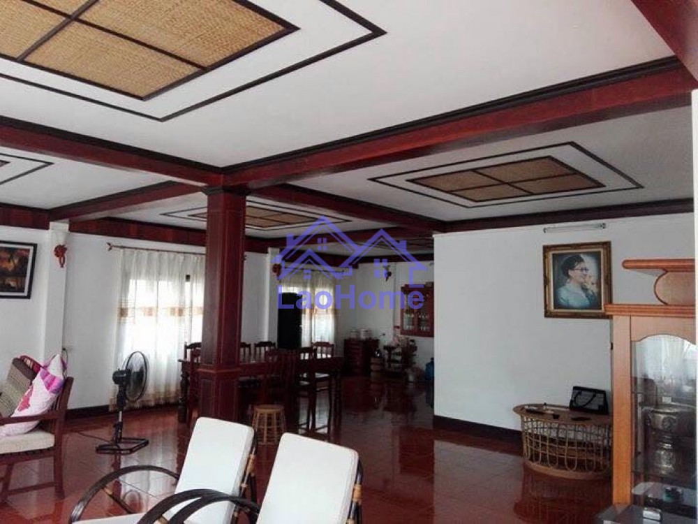 ID: 1182 - House for rent modern lao style with large garden 