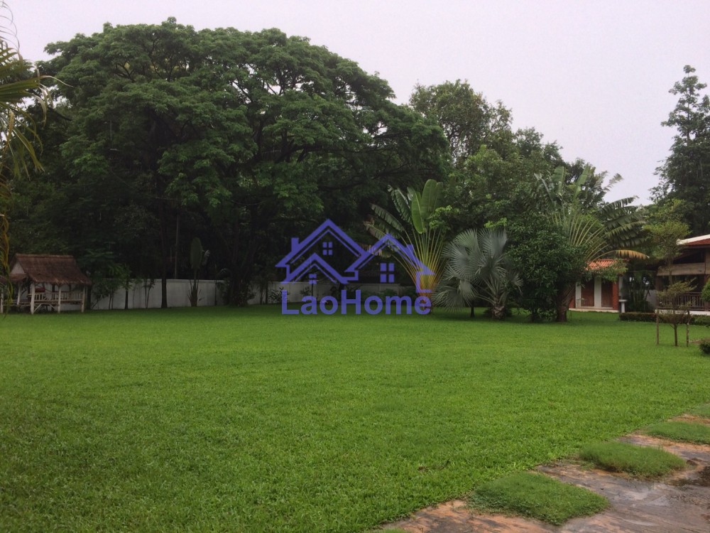 ID: 1184 - House for rent lao style and large garden