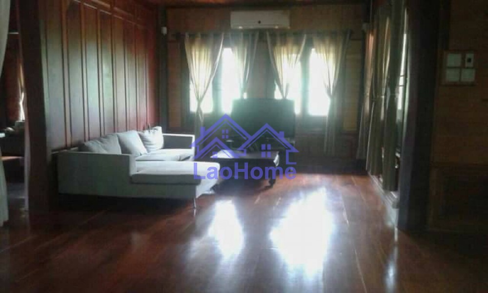 ID: 1189 - House for rent lao style with garden