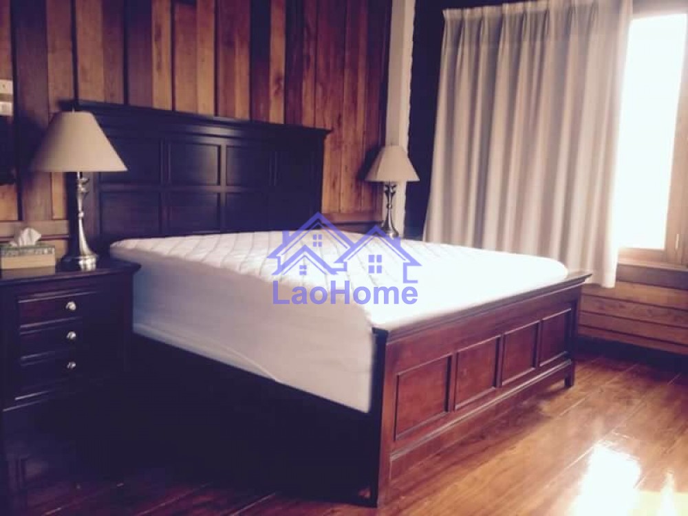 ID: 1189 - House for rent lao style with garden