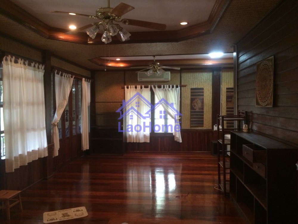 ID: 1192 - House for rent lao style with garden