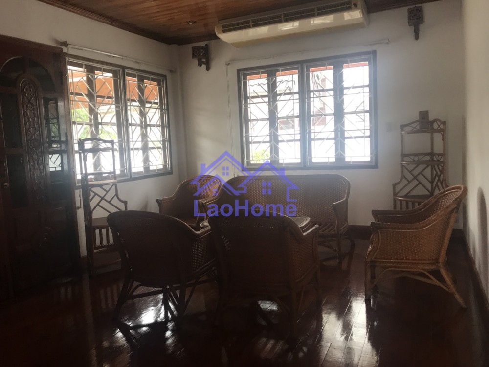 ID: 1201 - Modern Lao style house with garden for rent