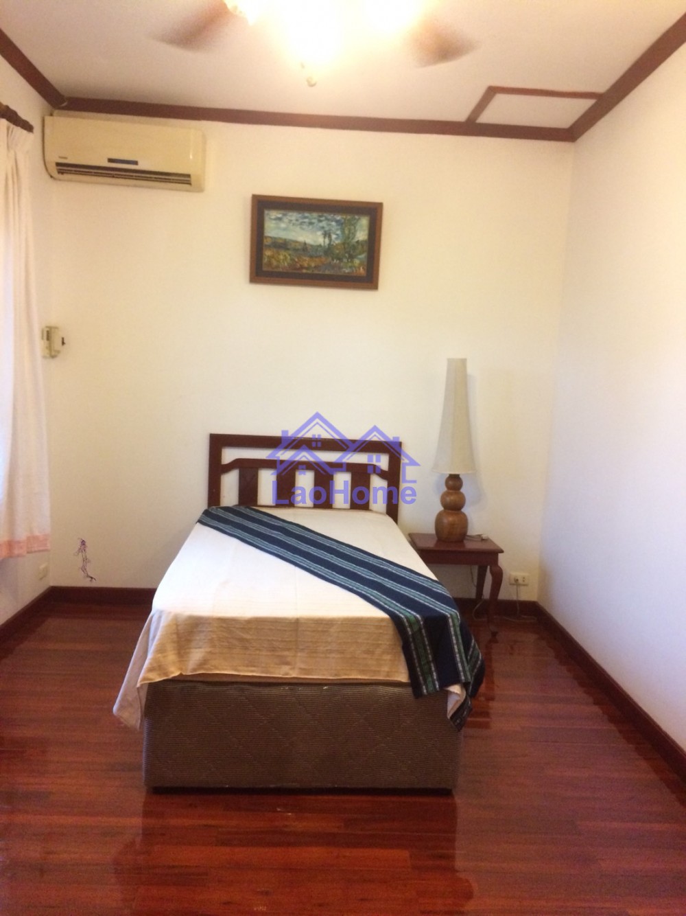 ID: 1207 - House for rent lao style with garden and swimming pool