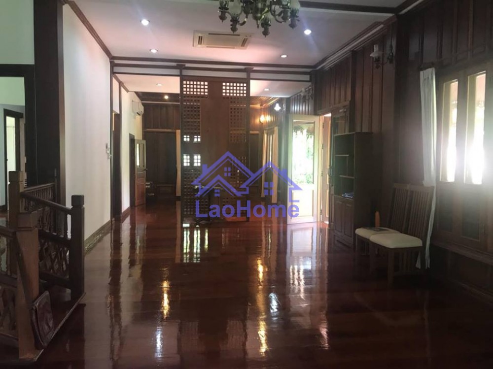 ID: 1219 - House for rent lao style and large garden