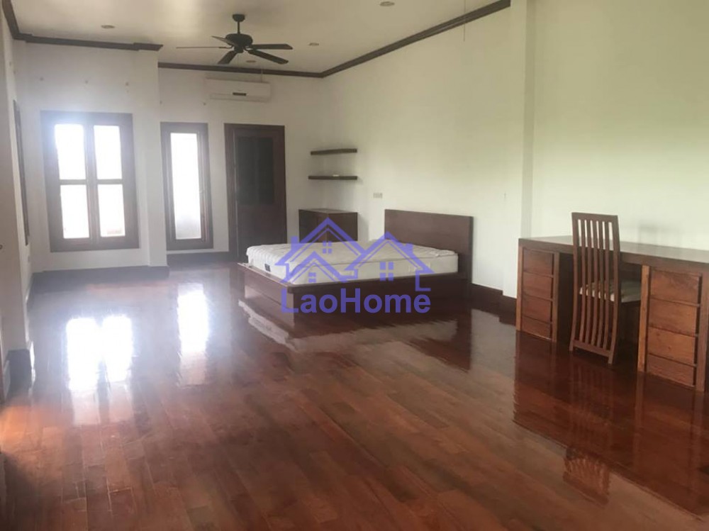 ID: 1219 - House for rent lao style and large garden