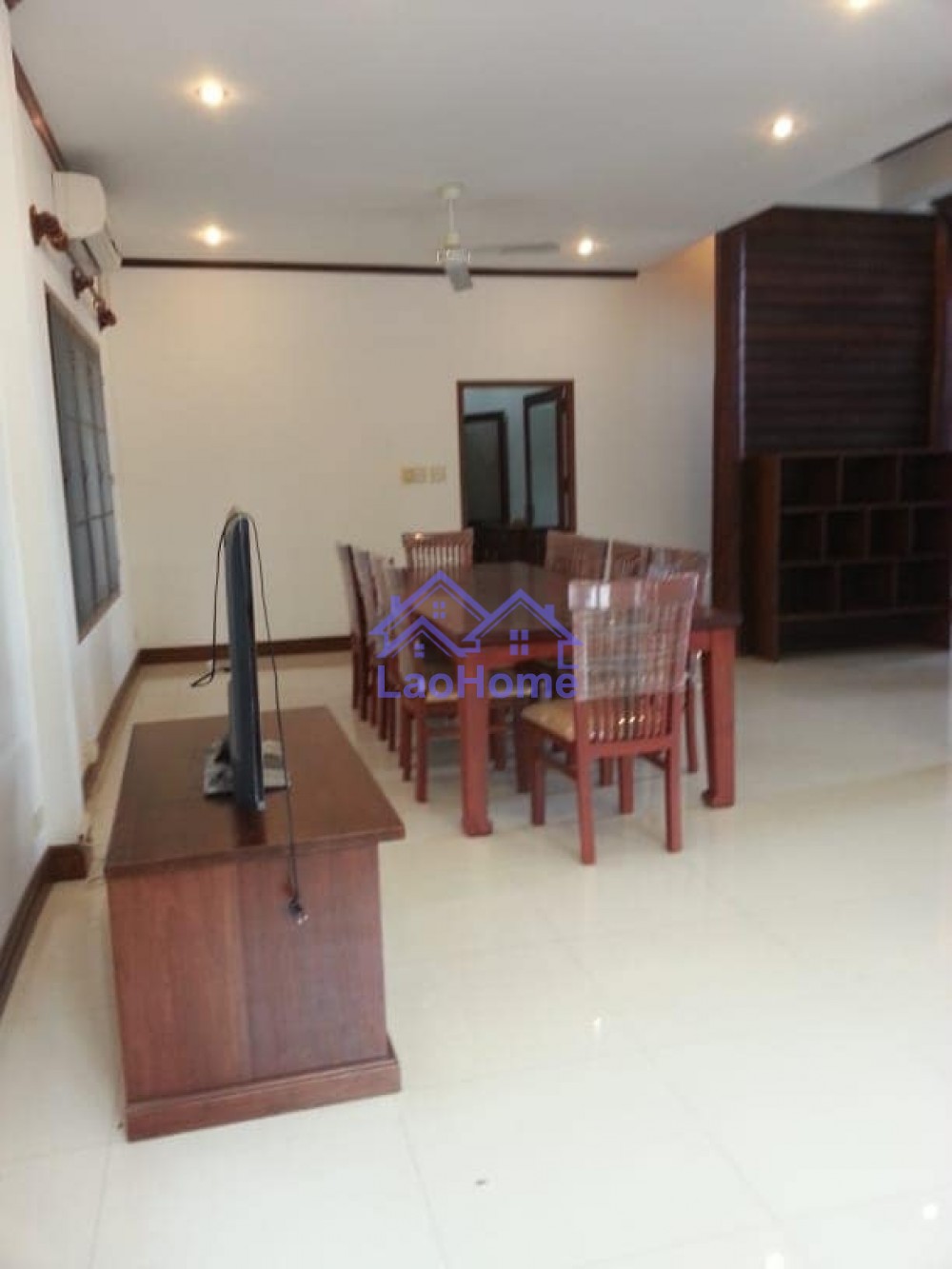 ID: 1221 - House for rent lao style with garden and swimming pool