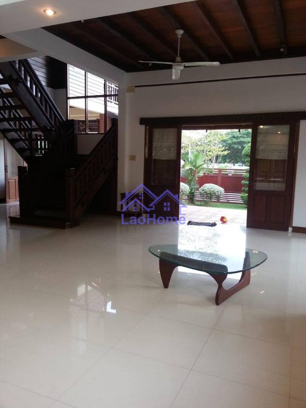 ID: 1221 - House for rent lao style with garden and swimming pool