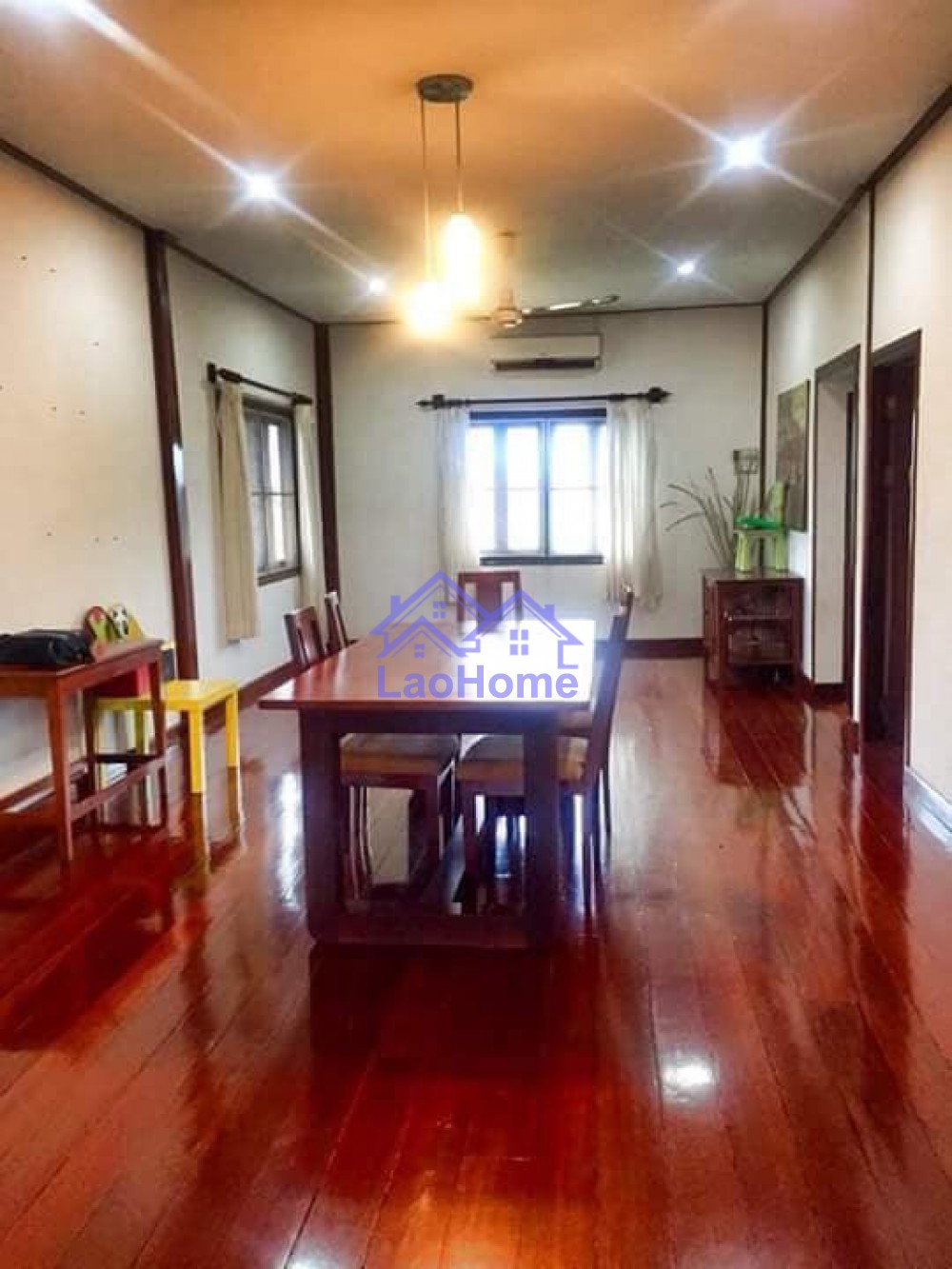 ID: 1225 - House for rent lao style and large garden