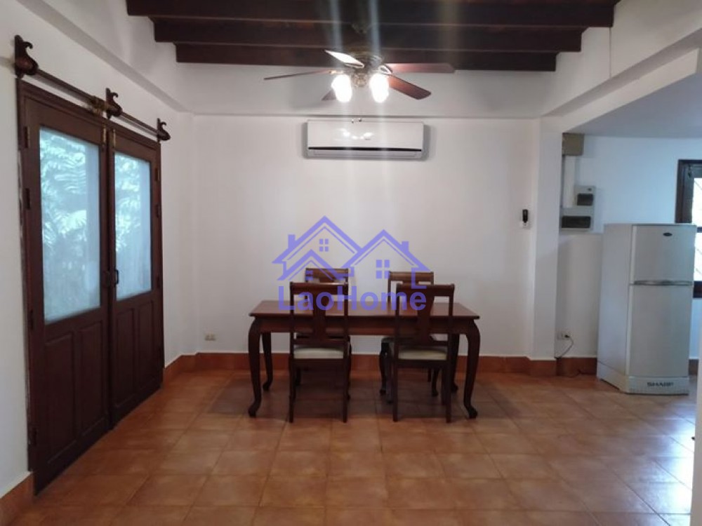 ID: 1235 - house for rent lao style with garden 