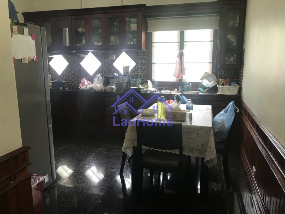 ID: 1238 - House for rent modern lao style with garden 