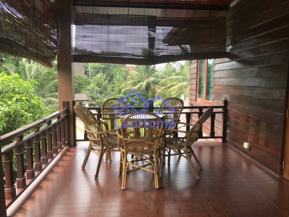 ID: 1238 - House for rent modern lao style with garden 