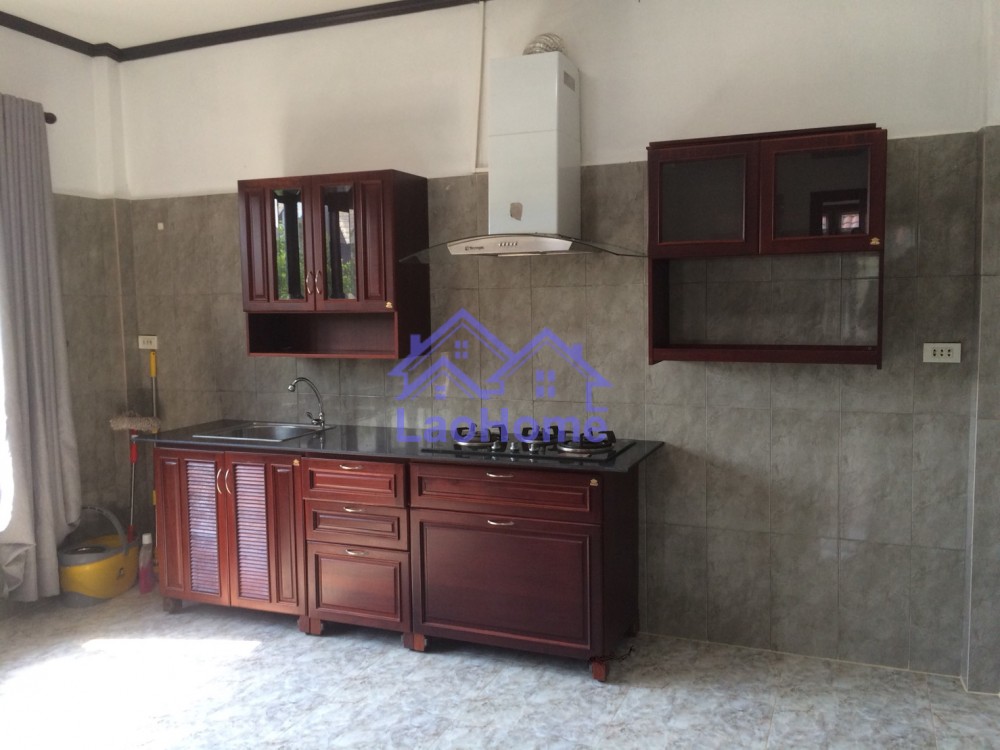 ID: 1242 - House for rent lao style with garden and swimming pool