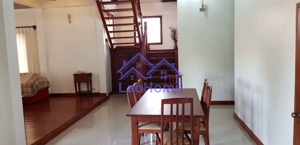 ID: 1283 - Lao style house for rent with garden and close Mekong River 