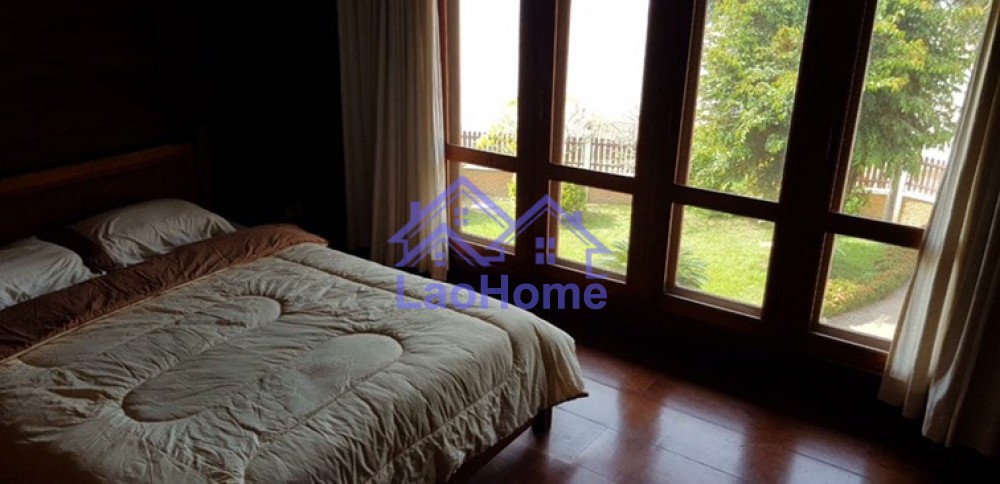 ID: 1283 - Lao style house for rent with garden and close Mekong River 