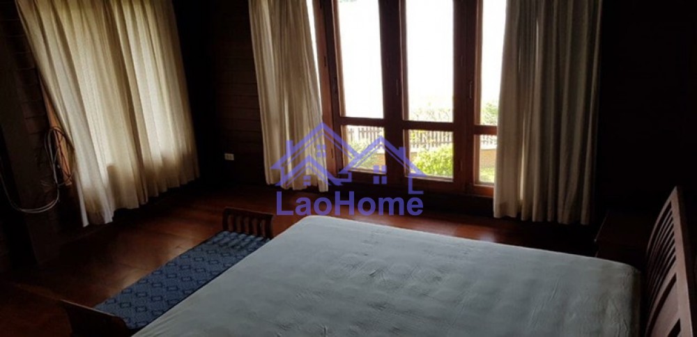 ID: 1283 - Lao style house for rent with garden and close Mekong River 