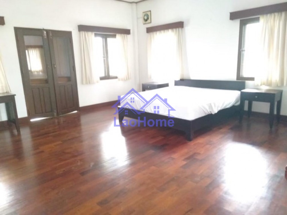 ID: 1288 - Lao style house for rent with large garden  