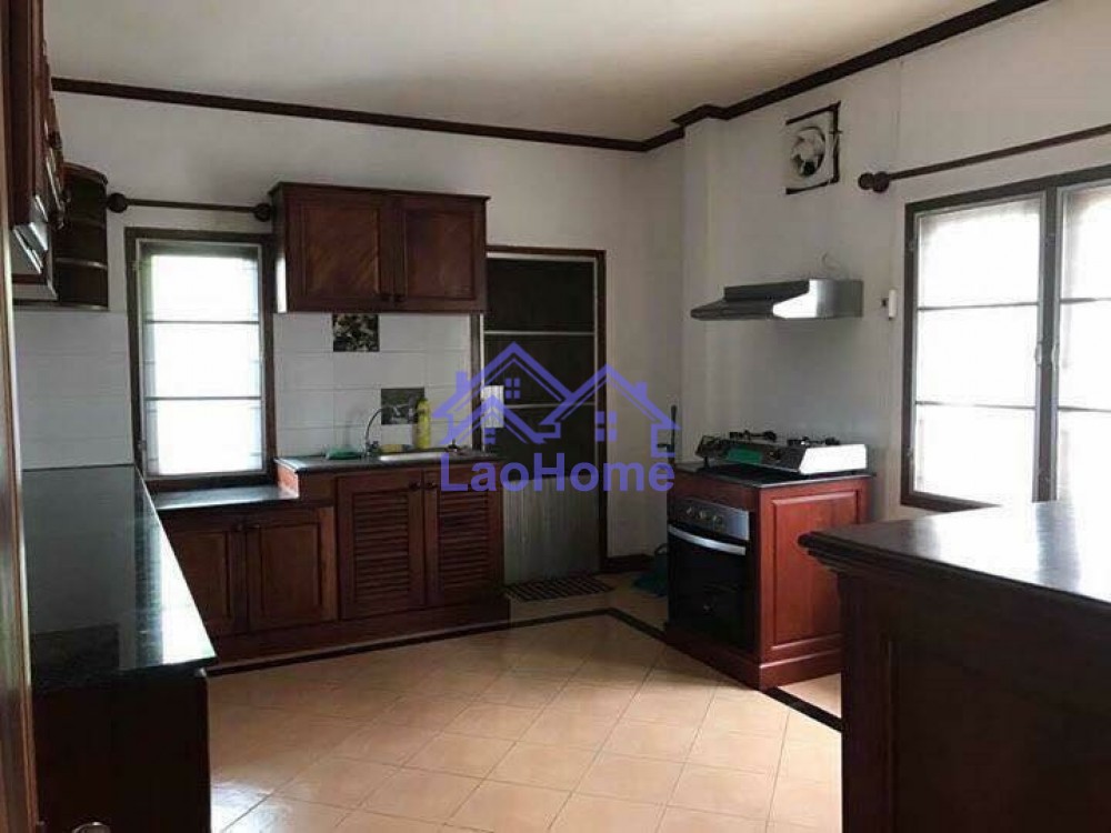 ID: 1292 - House for rent modern lao style with garden 