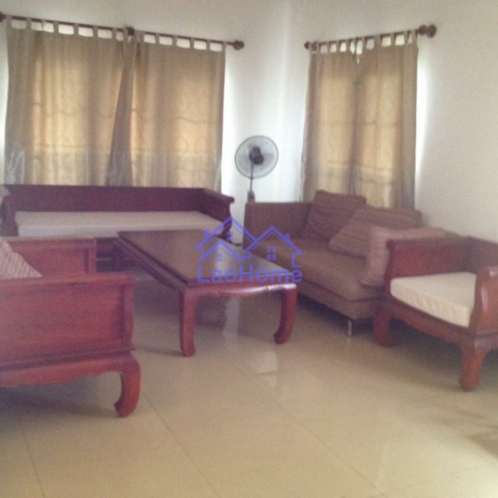 ID: 1292 - House for rent modern lao style with garden 