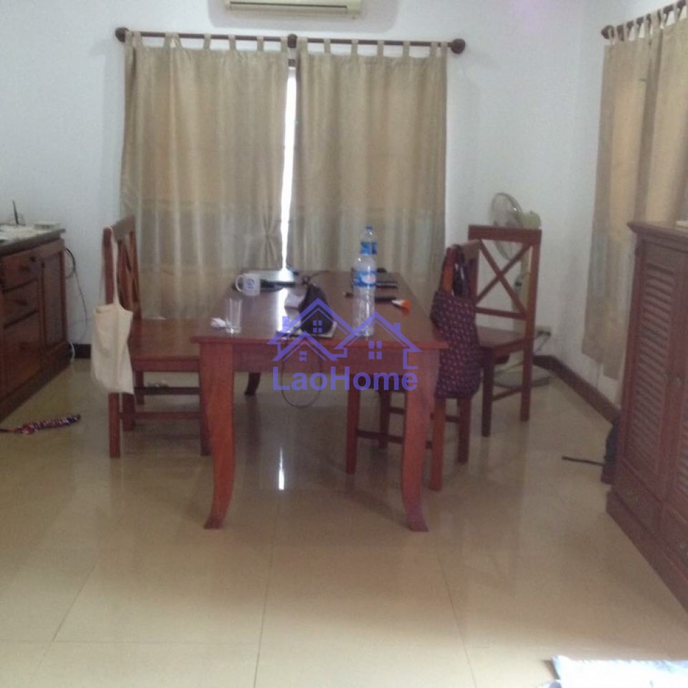 ID: 1292 - House for rent modern lao style with garden 