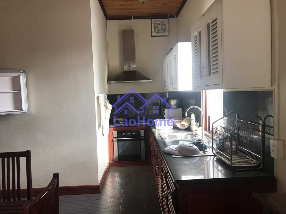 ID: 1305 - Beautiful lao style house for rent with garden 