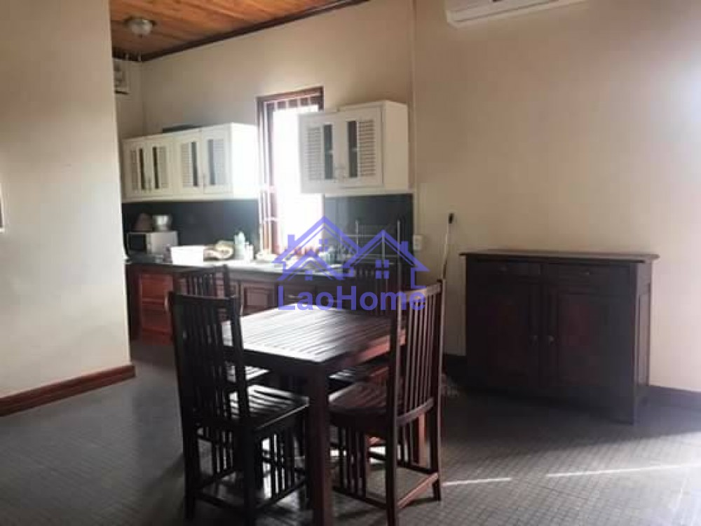 ID: 1326 - Lao style house for rent with garden  