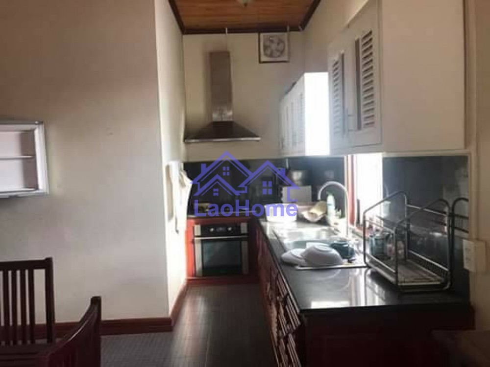 ID: 1326 - Lao style house for rent with garden  