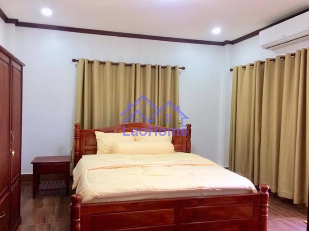 ID: 1328 - Lao style house for rent with garden  