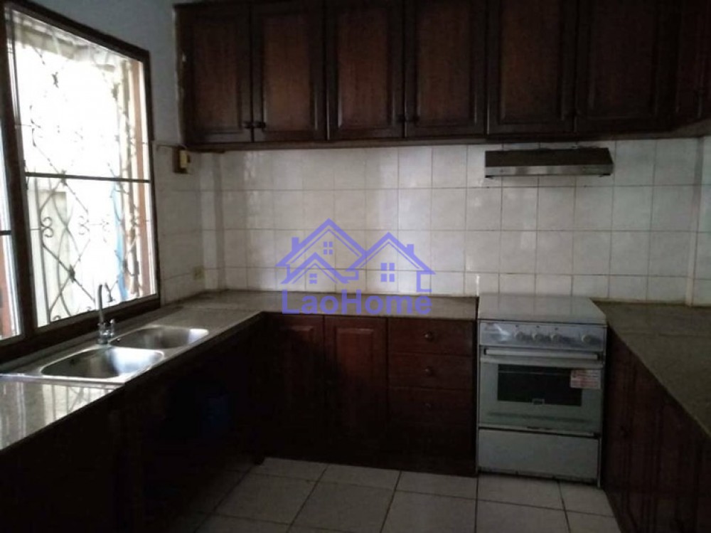 ID: 1340 - Lao style house for rent with garden  