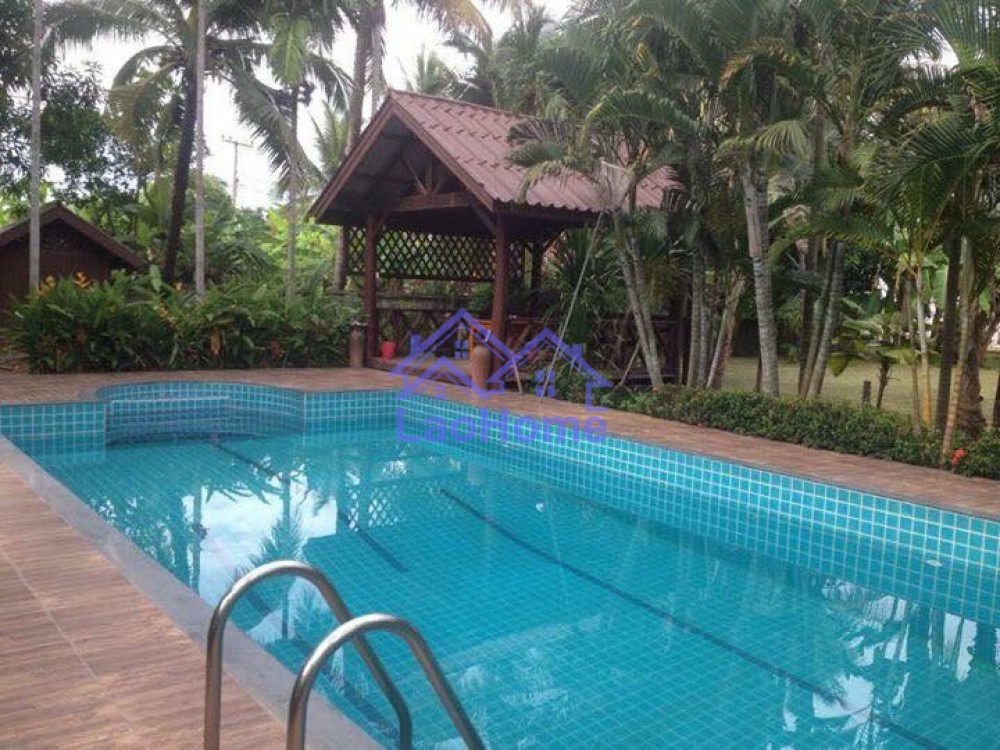 ID: 1355 - Modern Lao style house with large garden and swimming pool