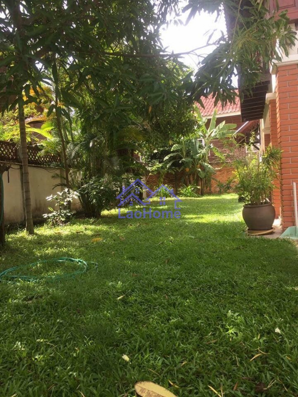 ID: 1367 - Lao style house for rent with garden  