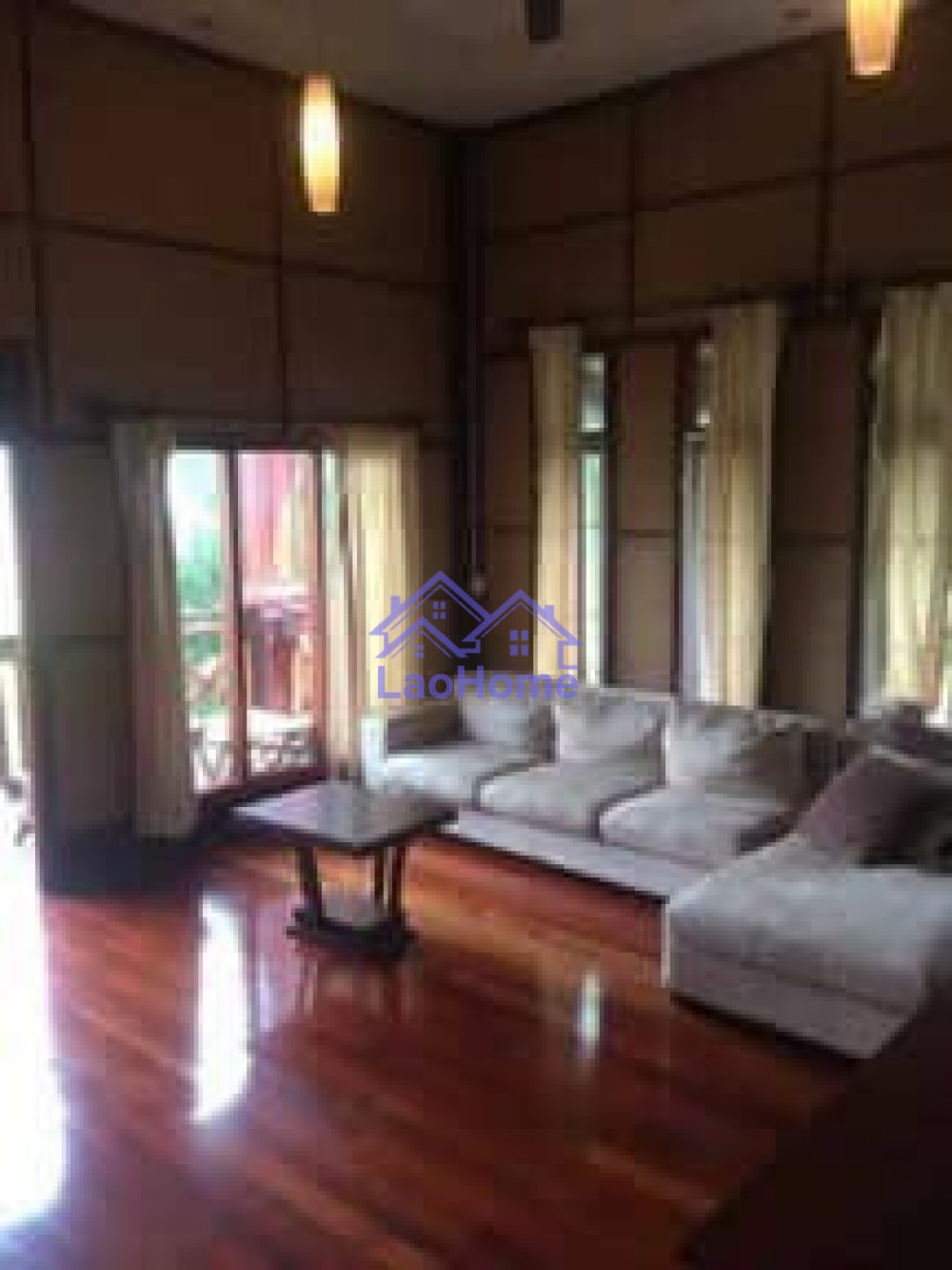 ID: 1367 - Lao style house for rent with garden  