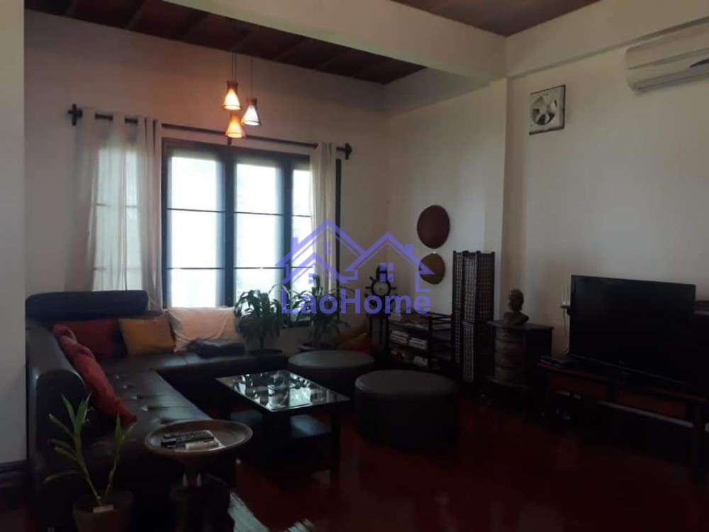 ID: 1392 - Lao style house for rent with garden  