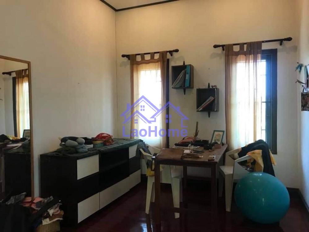 ID: 1392 - Lao style house for rent with garden  